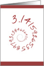 Happy Pi Day, General, 3.14 card