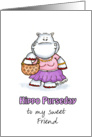 Humorous Happy Birthday for a Friend who likes Purses card