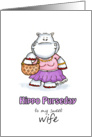 terHumorous Happy Birthday for a Wife who likes Purses card