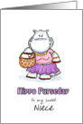 Humorous Happy Birthday for a Niece who likes Purses card