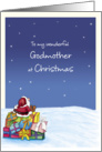 To my wonderful Godmother at Christmas card