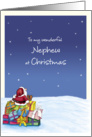 To my wonderful Nephew at Christmas card
