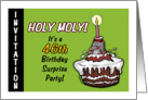 Humorous - 46th Birthday Invitation -Surprise Party - forty-sixth card