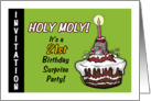 Humorous - 21st Birthday Invitation - Surprise Party - twenty-first card