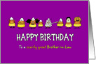 Humorous Halloween - Birthday for Brother-in-Law - Candy Cone Parade card