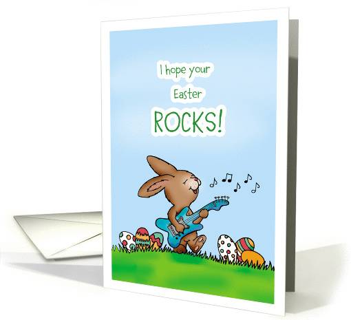 I hope your Easter rocks - Humorous Easter card (1266872)