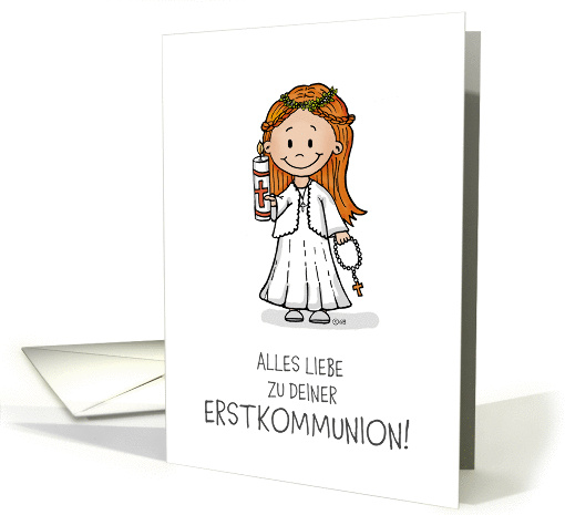 First Holy Communion for a Girl - Erstkommunion - German... (1281870)