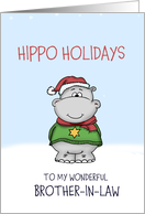 Hippo Holidays to my Brother-in-Law card