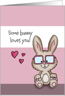 Some bunny loves you...