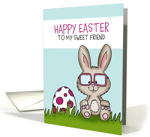 Humorous Easter Card - Happy Easter to my sweet Friend card (1359560)