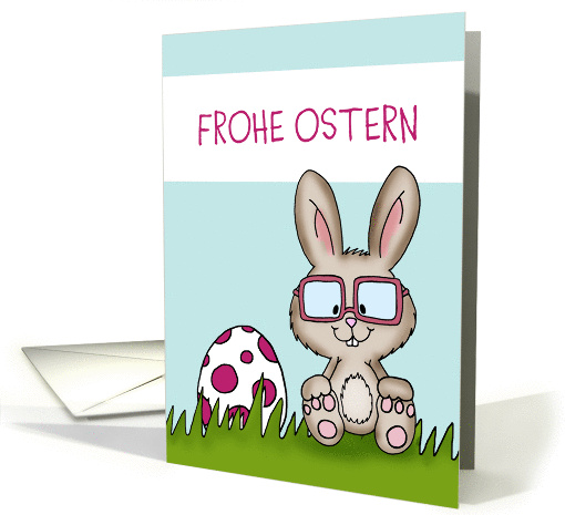Frohe Ostern in Deutsch - Happy Easter in German card (1359568)