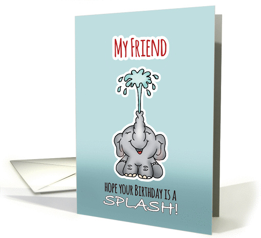 Elephant Birthday card (1373306)