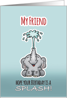 Elephant Birthday Card