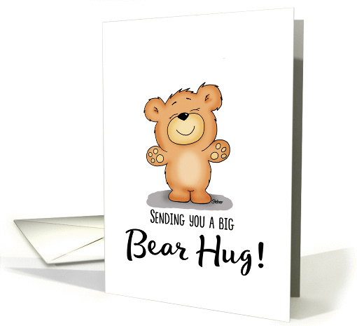 Sending you a BIG BEAR HUG! card (1428442)