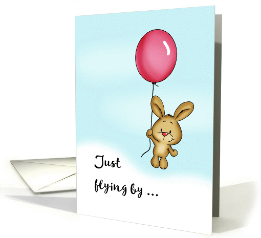 Just flying by ... to say hi card (1432122)