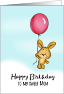 Happy Birthday to my sweet mom card