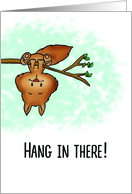 Hang in there - Squirrel Card