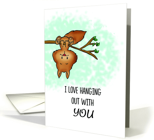 I love hanging out with you- Squirrel card (1438158)