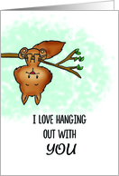 I love hanging out...