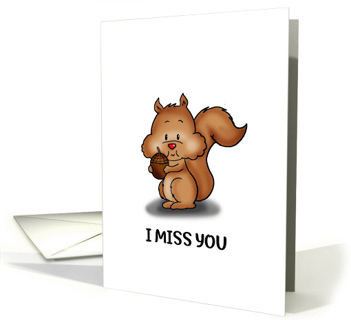 I miss you - Squirrel card (1438162)