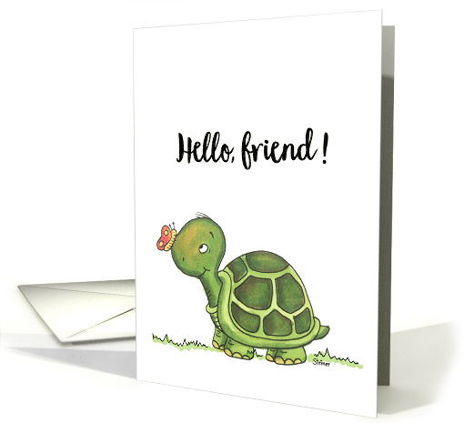 Hello Friend Turtle! You are on my Mind card (1479178)