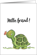 Hello Friend Turtle! You are on my Mind card