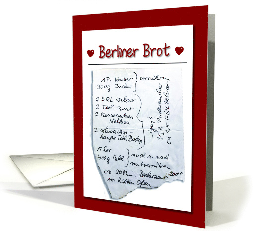 Berliner Brot card (1506128)