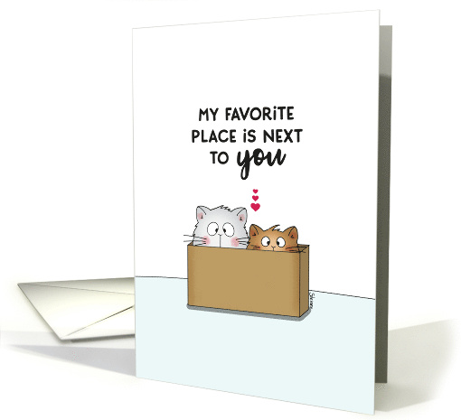 Card for Cat Lovers -Two Cats That Love Each Other card (1821732)