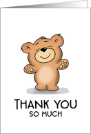 Thank you so much Bear Hug card