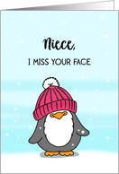 Niece I Miss Your Face card