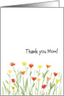 Thank you Mom! card