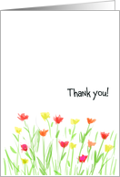 Thank you! card