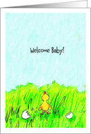 Welcome Baby Girl! card