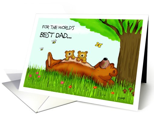 The Worlds Best Dad! card (805956)