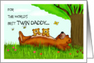 The Worlds Best Twin Dad! card