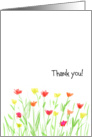 Thank you for your thoughtfulness - Flowers card