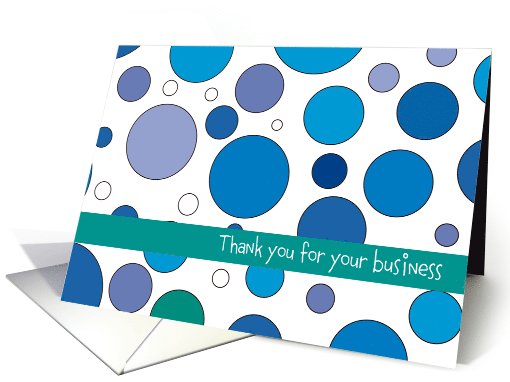 Thank you for your business card (810640)