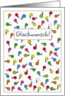 Glckwunsch, Deutsch, German, Congratulations card