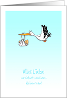 Alles Liebe zur Geburt von Eurem kleinen Sohn! card