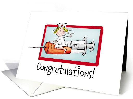 Nurse, Graduation, Congratulations card (835816)