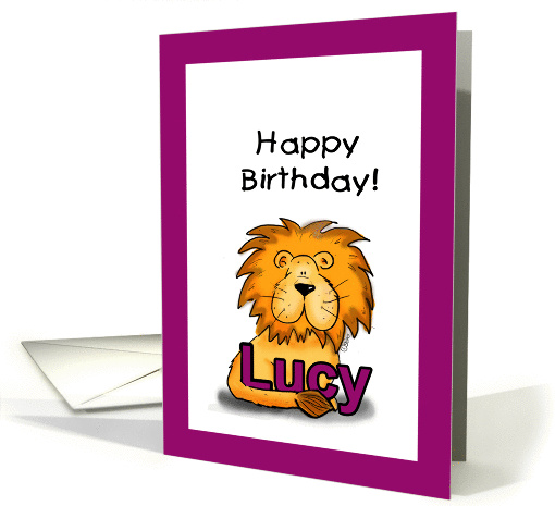 Happy Birthday Lucy! card (845209)