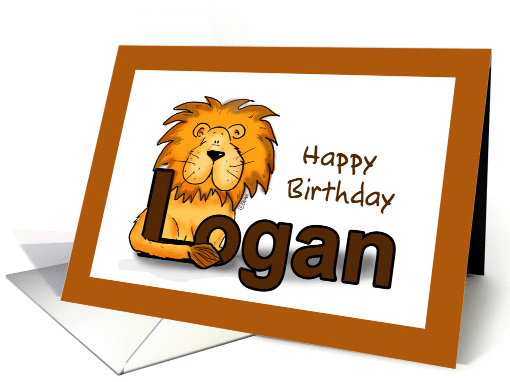 Happy Birthday Logan! card (845216)