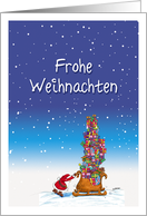 Frohe Weihnachten - German Christmas, card