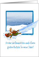 Frohe Weihnachten und einen guten Rutsch ins neue Jahr! card