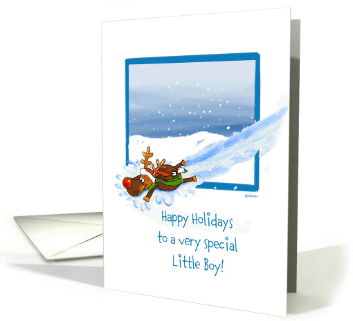 Happy Holidays to a very special Little Boy! card (850497)