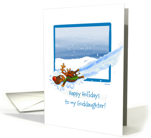 Happy Holidays to my Goddaughter! card (850498)