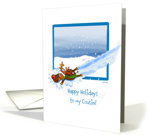 Happy Holidays to my Cousin! card (850513)