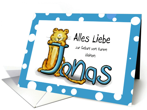 Jonas-Geburt-Baby-Glckwunsch zur Geburt card (851732)
