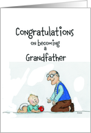 Congratulations on becoming a Grandfather card