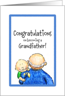 Congratulations on becoming a Grandfather card